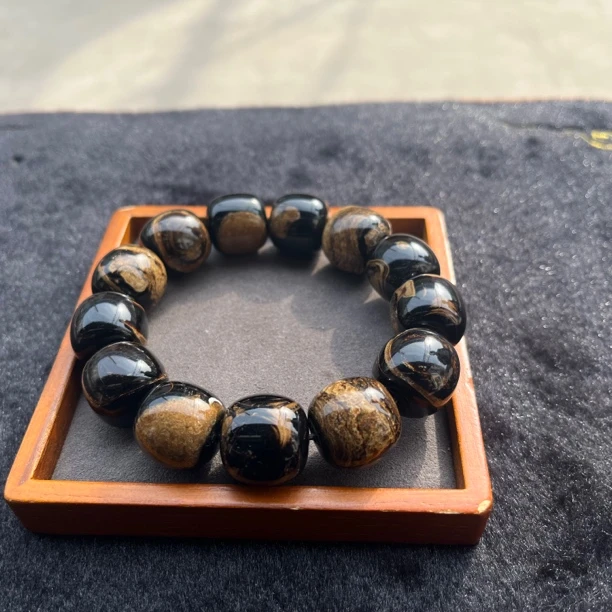 【千层血妖纹六级+++】血柳木雕顶顶精品1.8老型单圈