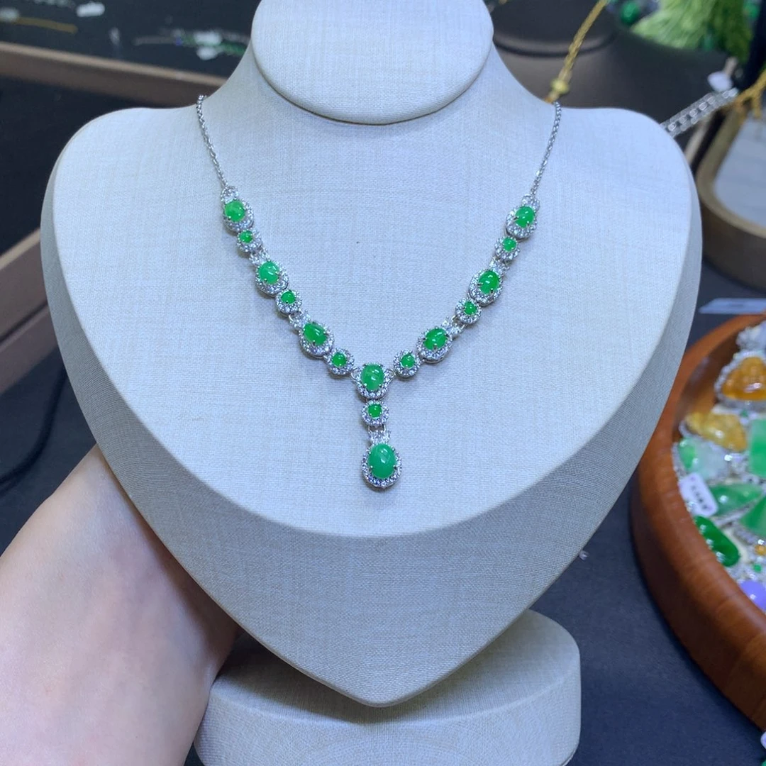 颈饰未镶嵌翡翠翡翠吊坠项链