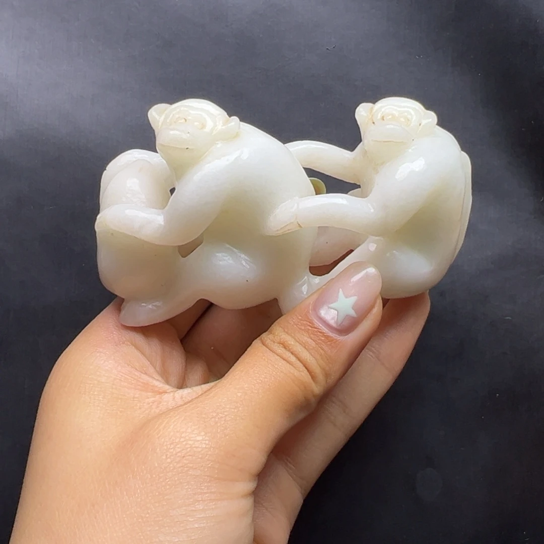 天***唐和田玉未镶嵌挂件