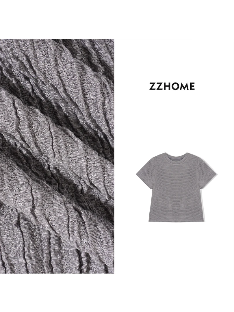 ZOZO HOME ｜可持续时髦轻量感悬垂褶皱T恤q171424p