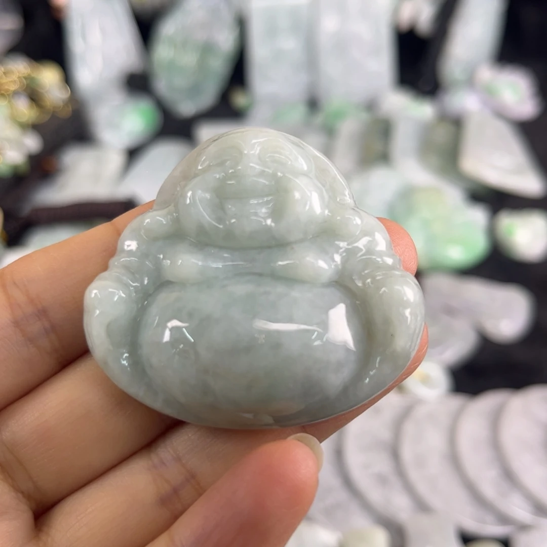 翡翠未镶嵌吊坠(不含链)瑕疵