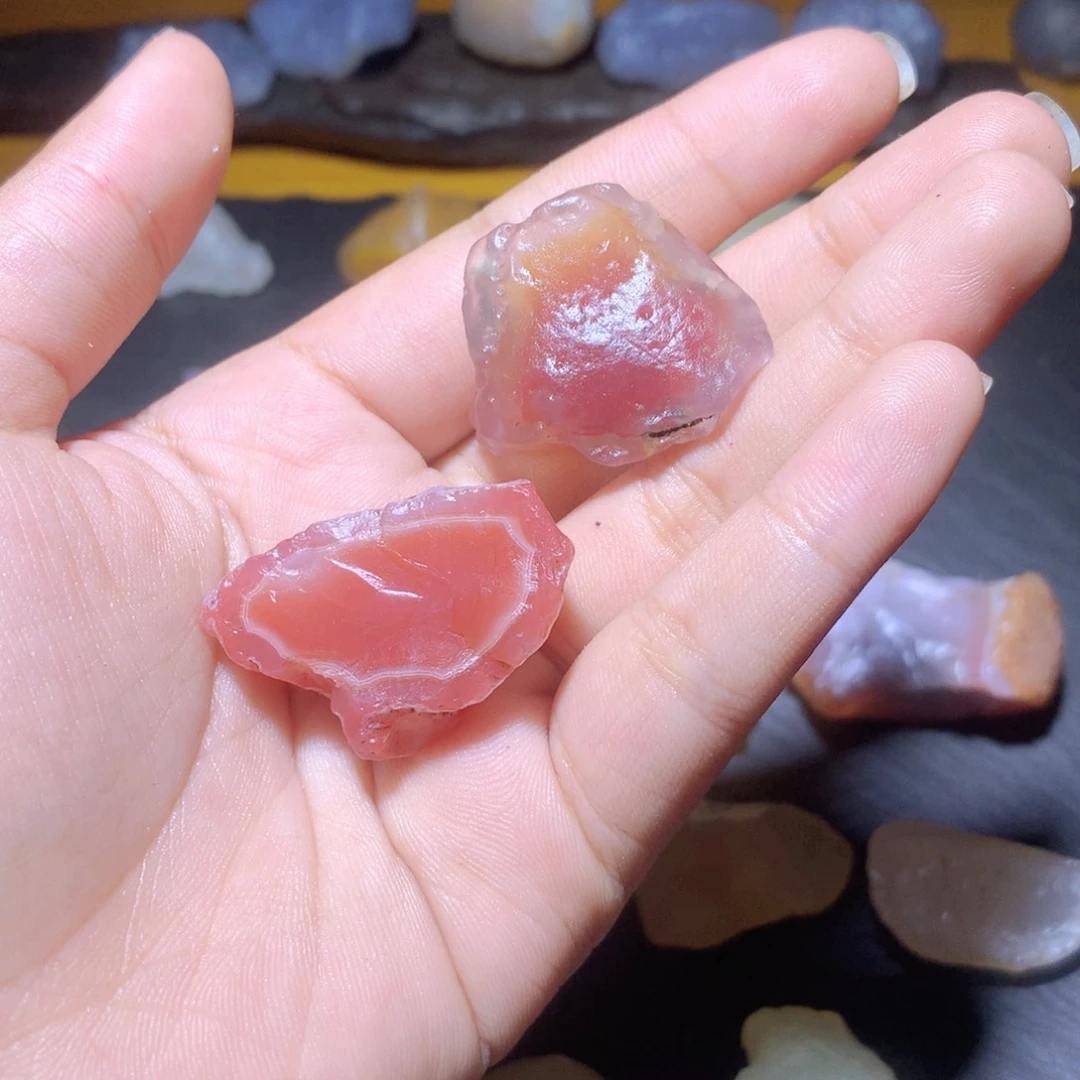未镶嵌玛瑙/玉髓珠宝奇石