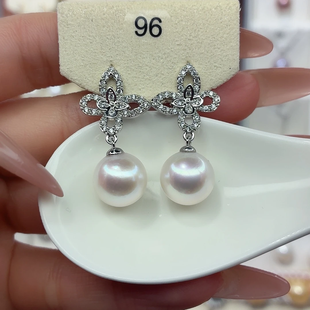 双***、淡水珍珠耳饰未镶嵌F