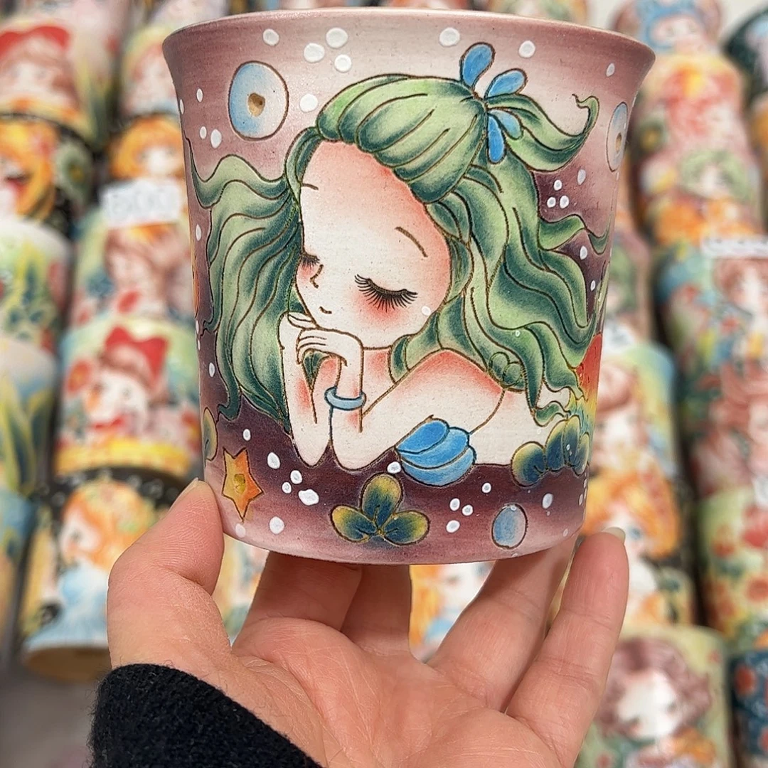 景德镇炫彩手绘口10