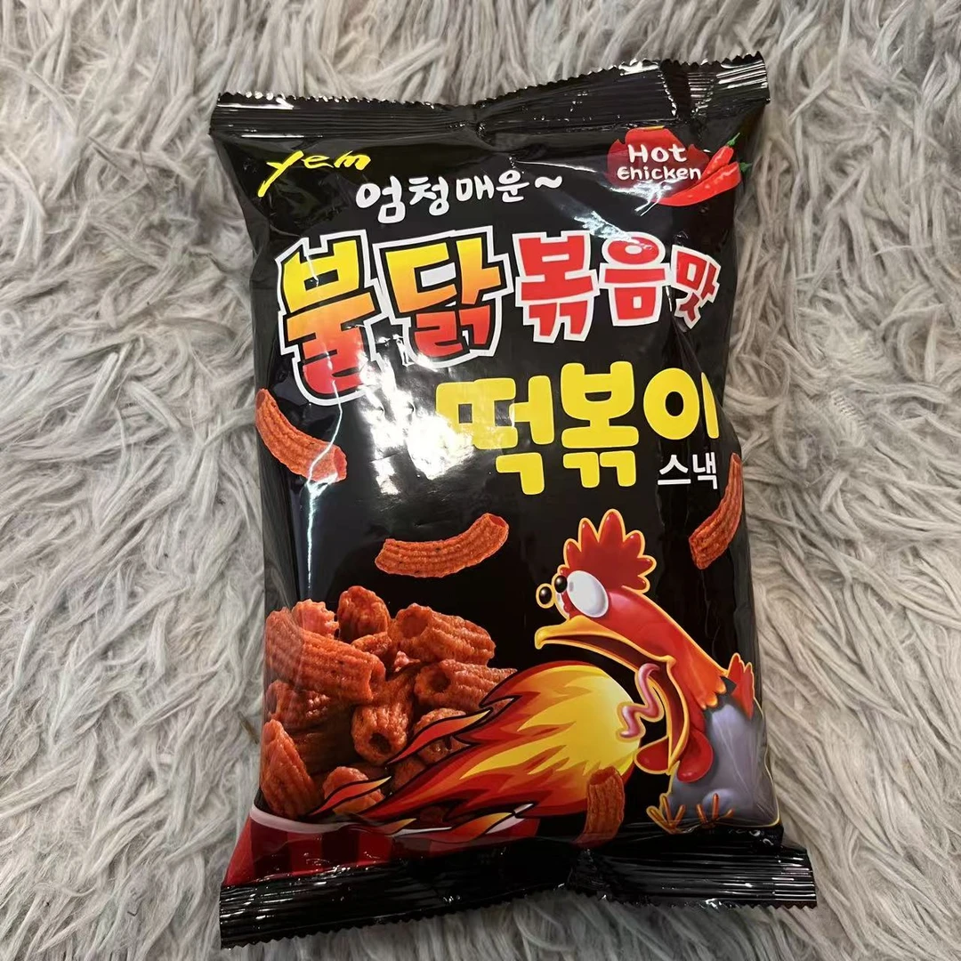 韩国进口YEM辣鸡肉味年糕条