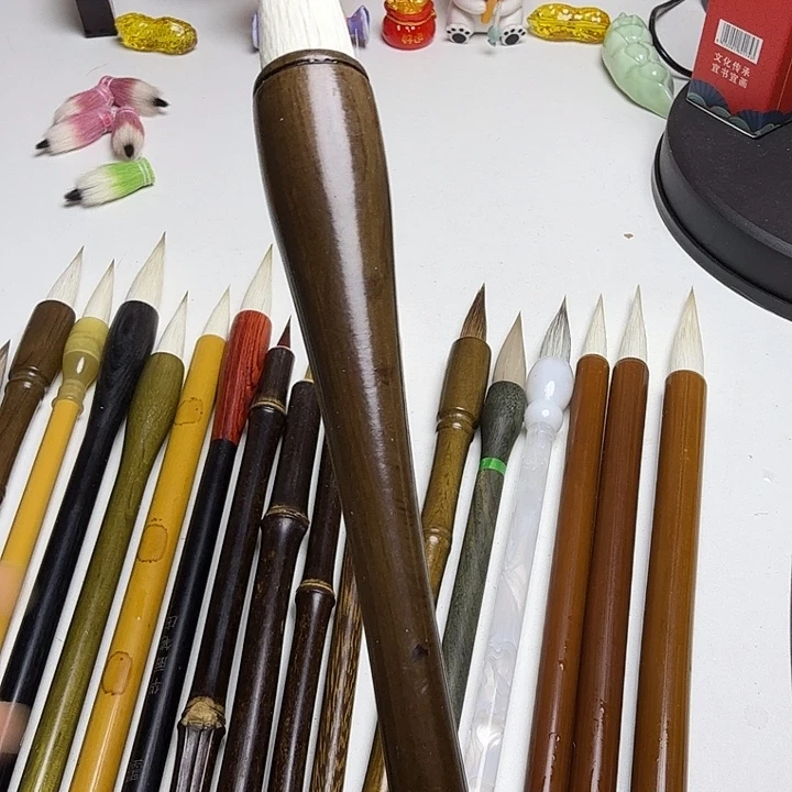 毛笔书法作品斗笔一支