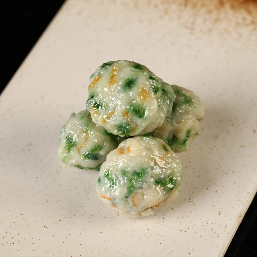 野菜丸子模型 牛肉丸模型 丸子模型 福袋模型 干炸丸子模型