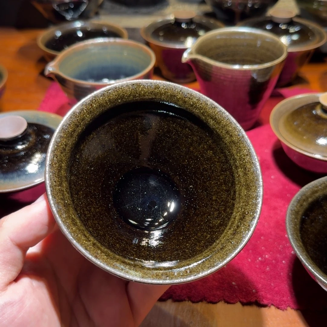 呵***饭茶盏通天龙窑鳝鱼黄样品