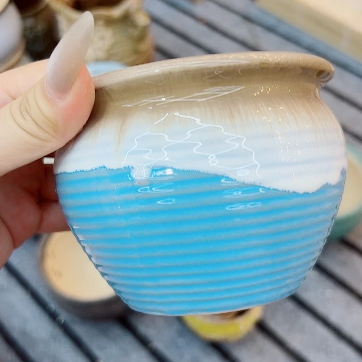 有孔，满10元发货多肉陶瓷花盆