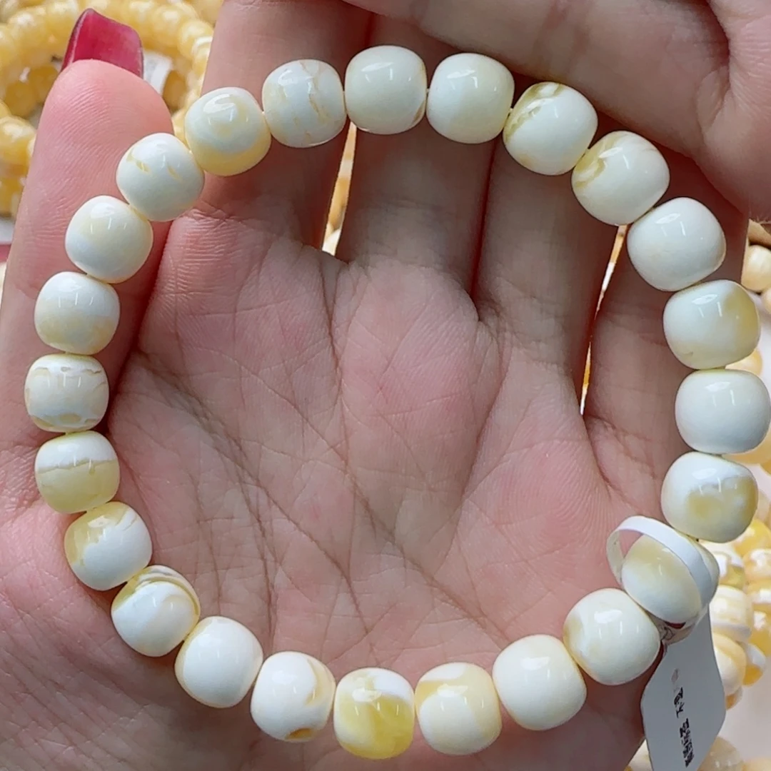 琥珀未镶嵌手链蜜蜡手串