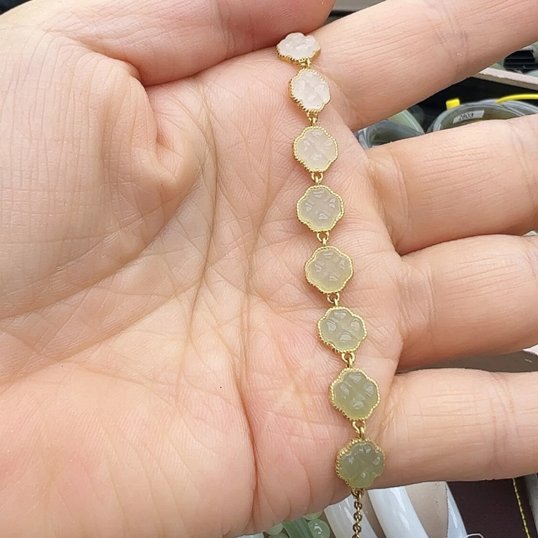 和田玉未镶嵌手链