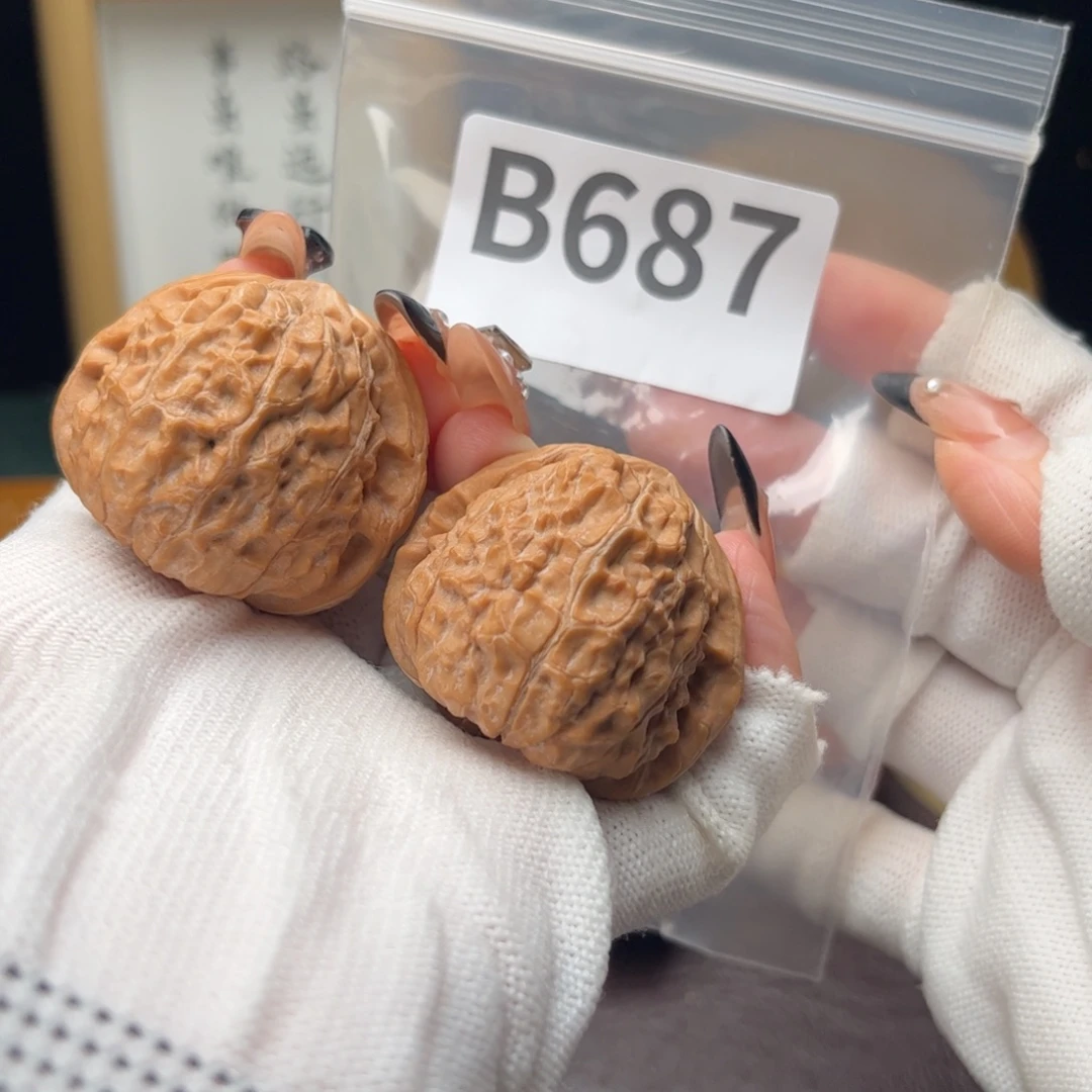 把件文玩核桃41南瓜墩b687