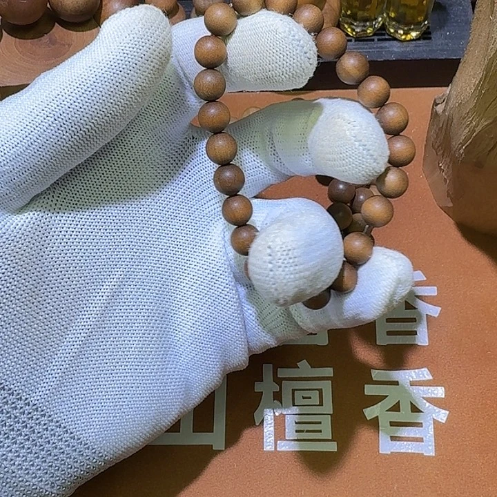 聚***哥檀香木0.8×25颗黑肉顺纹