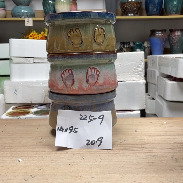 紫砂花盆多肉花盆微瑕9