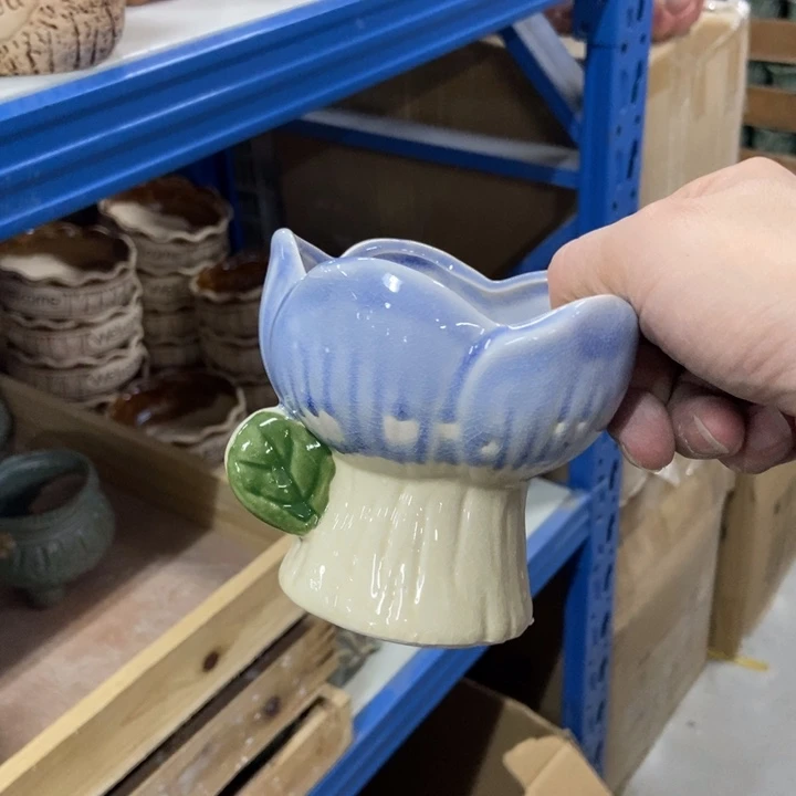 陶瓷花盆单场满9.9发9.5*9.5瑕疵