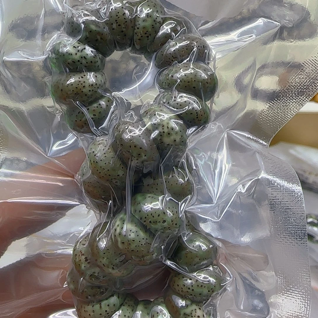 星月菩提手串134哈哈绿星月菩提1.3蒜瓣猪大肠单圈