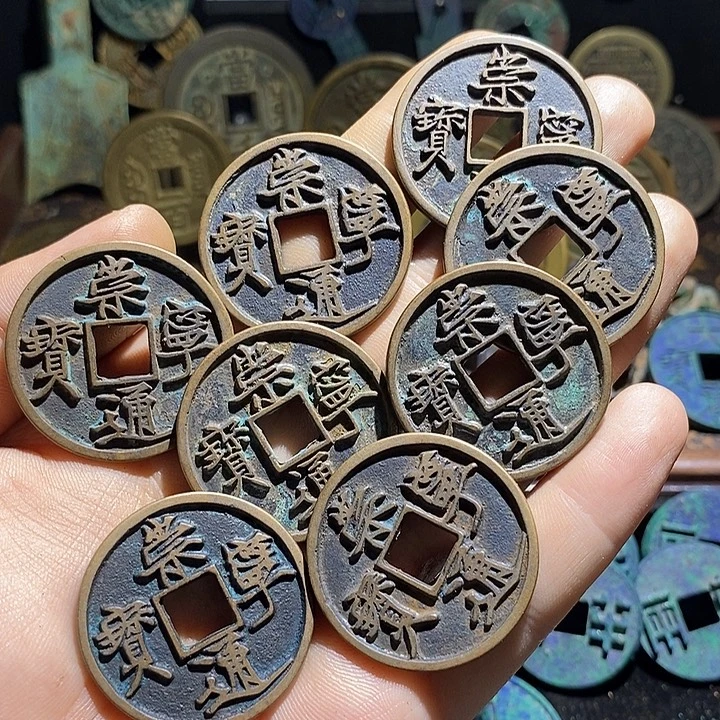 铜现代花钱工艺品工艺品