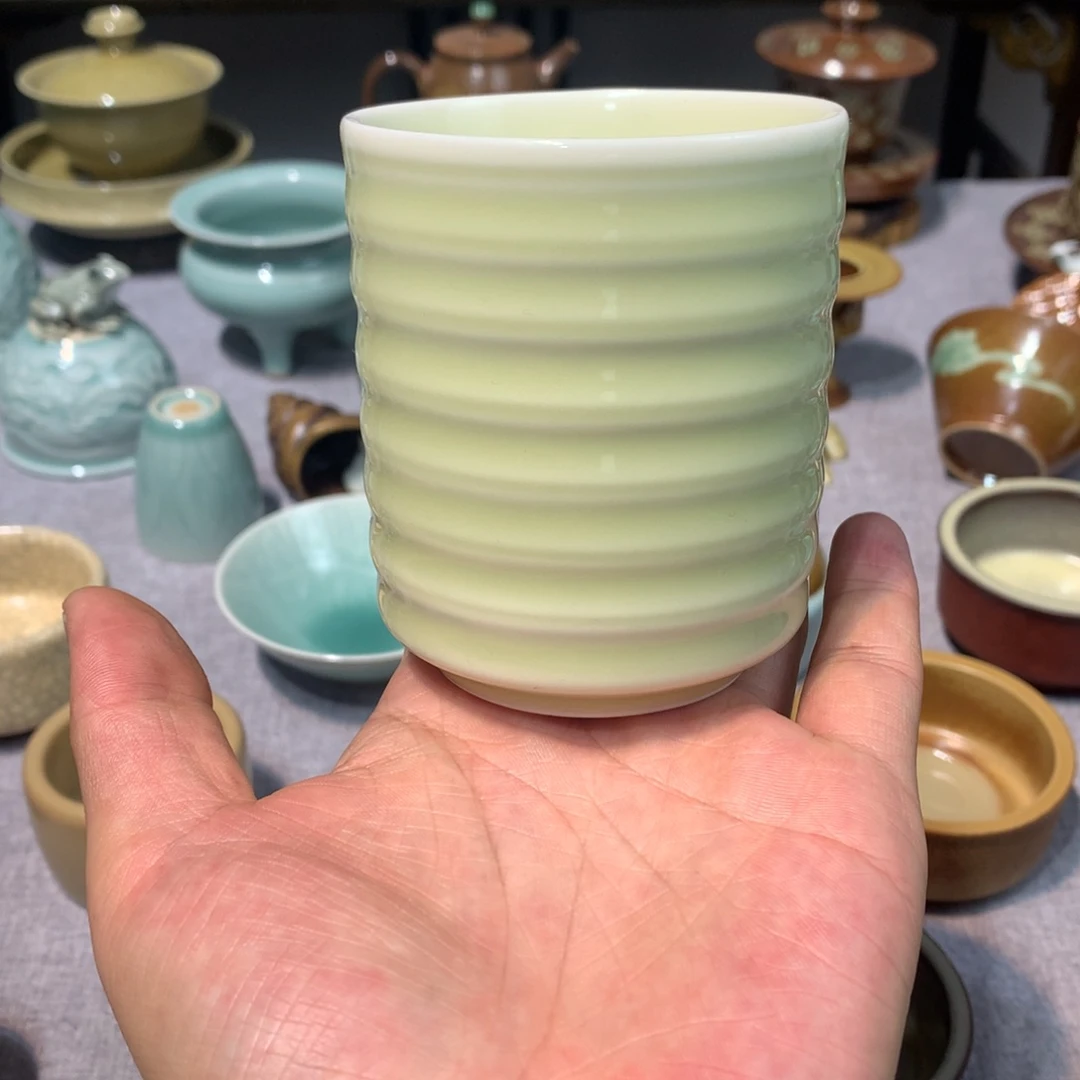 龙泉青瓷手工制作可乐杯