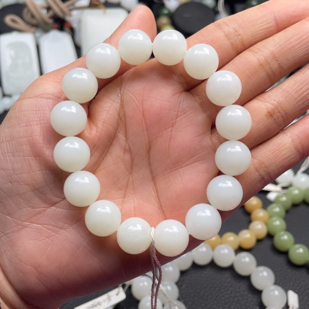 和田玉未镶嵌手链