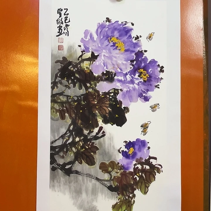 国画张圣敏先生纯手绘作品