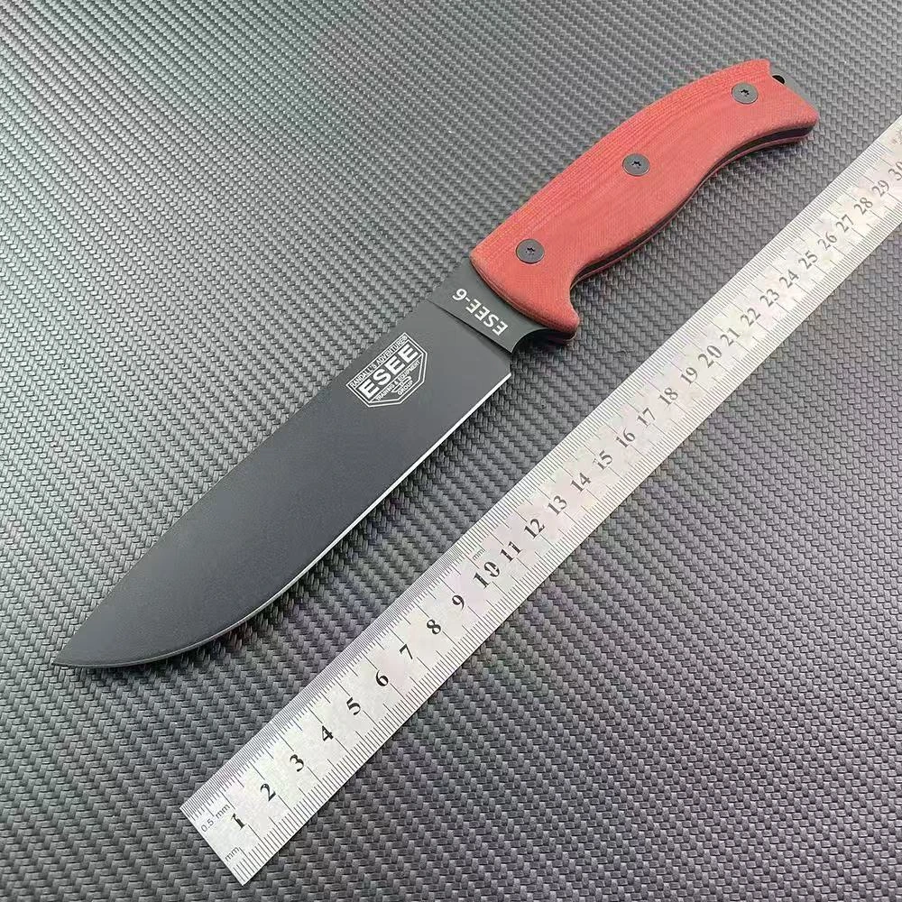 登山徒步刀战术直刀露营户外手把肉刀高硬度把玩收藏刀锋利直刀