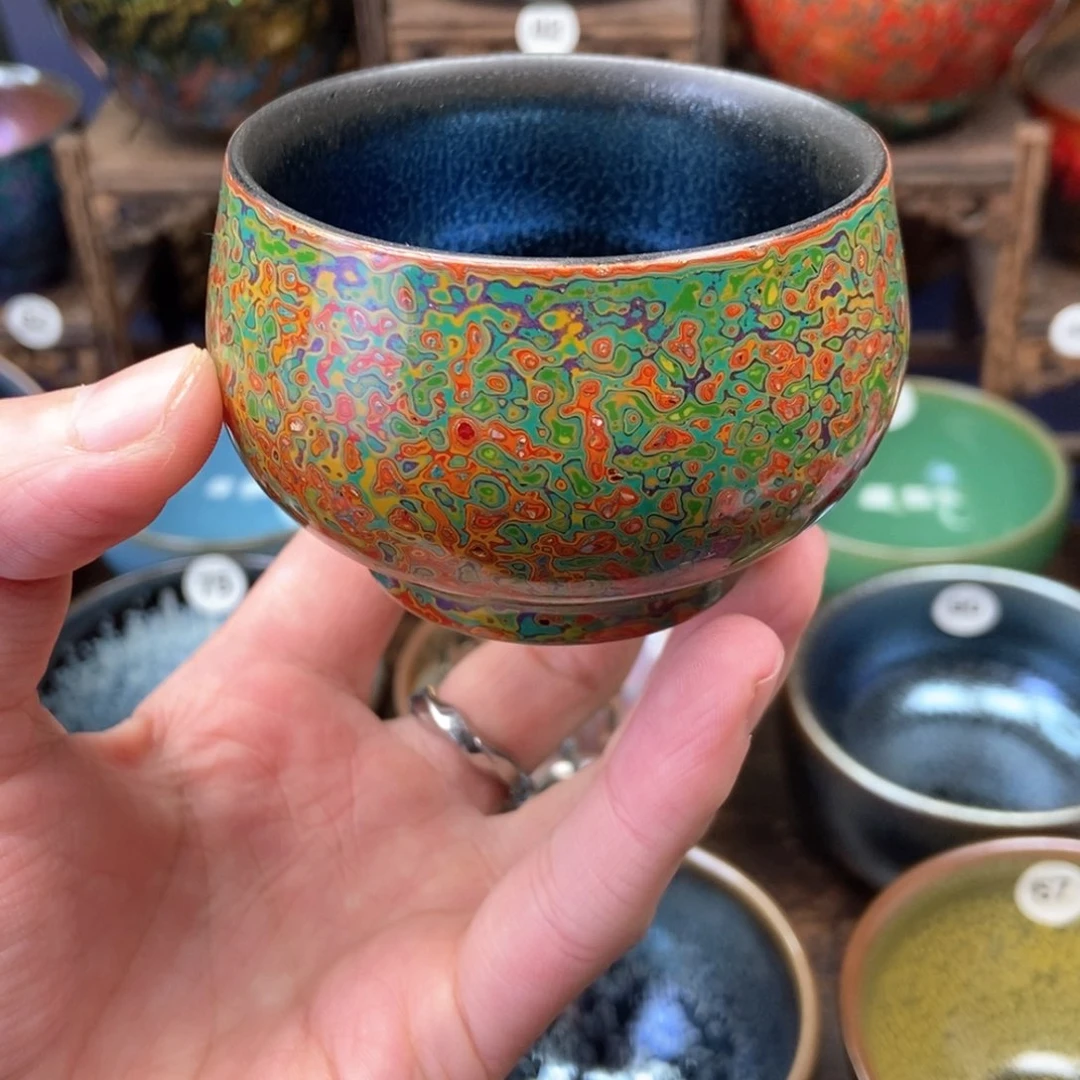 茶盏大漆建盏主人杯