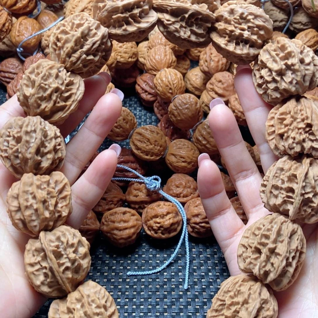 文玩核桃手串岐山三棱