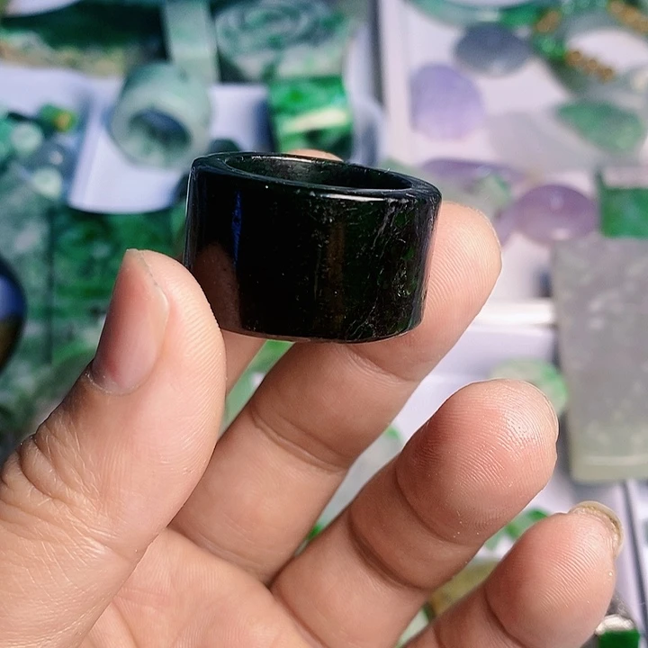 翡翠散珠天然翡翠A货挂件