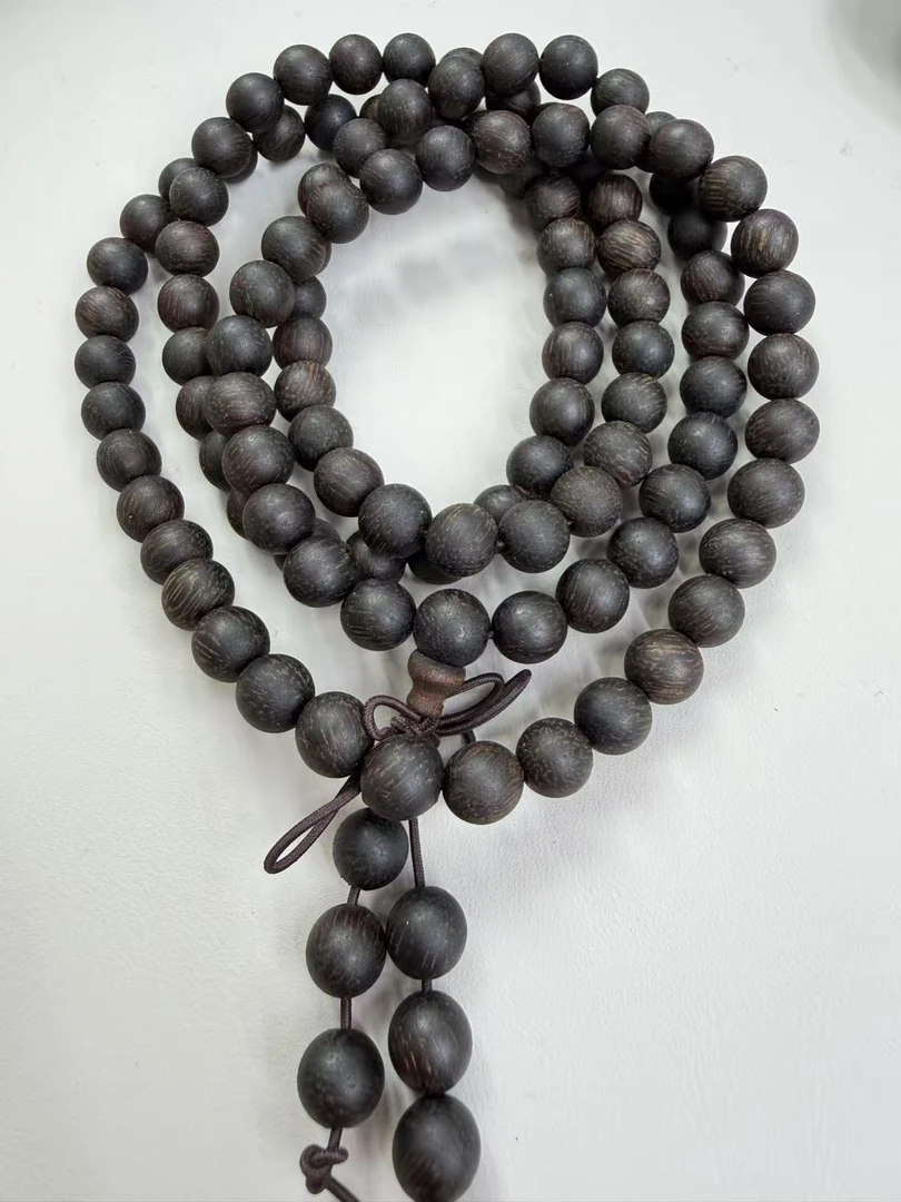 增香沉香木高品质虫漏8mm多圈