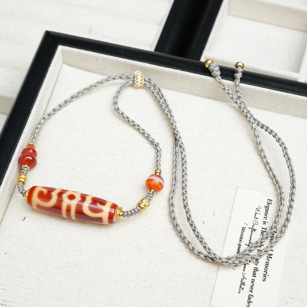 【观澜珠宝】玛瑙项链 复古民族风藏式潮流吊坠 多样发其一 2392