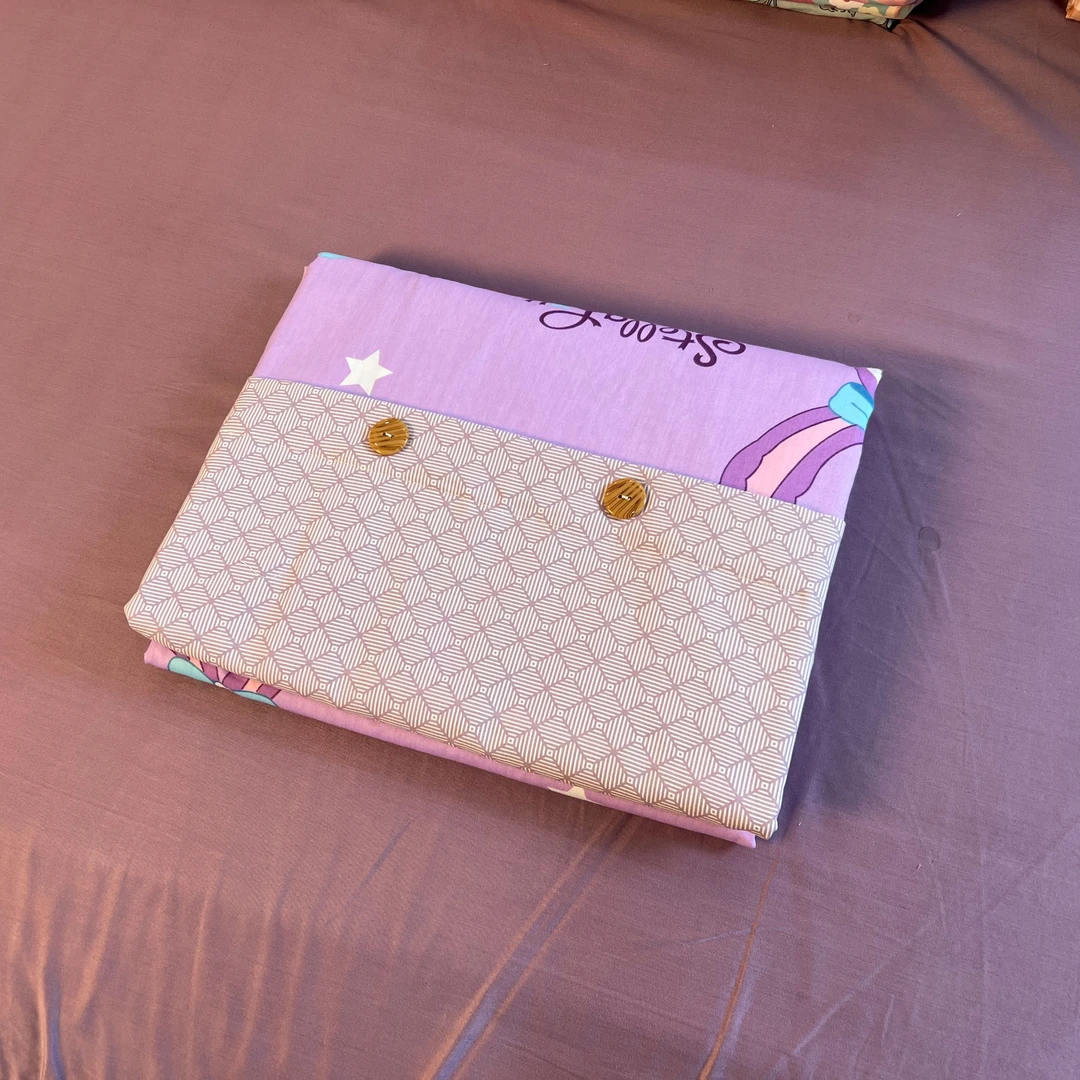 纯棉全棉被套——紫小兔