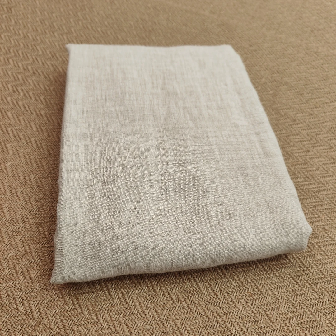 天竺良品亚麻枕套柔软透气纯色简约 恒麻系列 CX00711