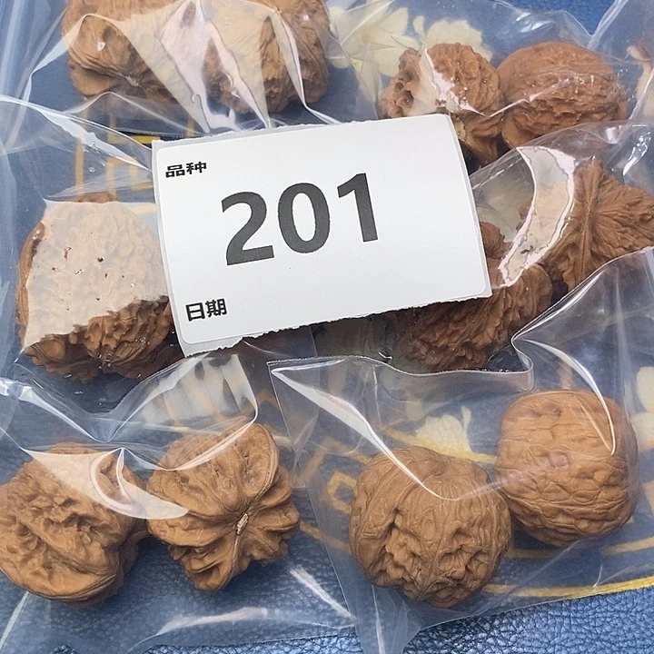 文玩核桃把件201号6对带练手元宝