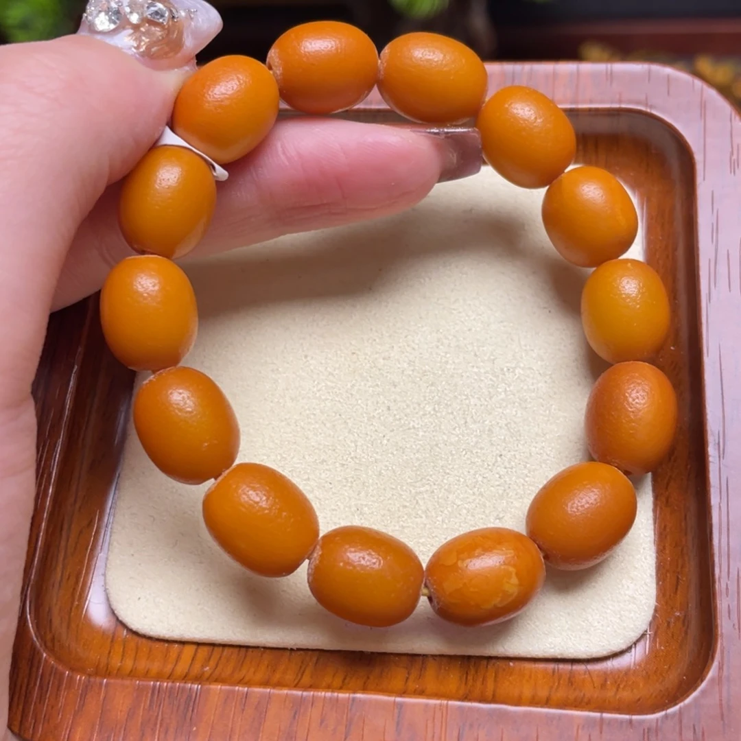 蜜蜡手链未镶嵌手串 