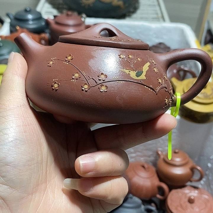 紫砂茶壶微瑕微笑