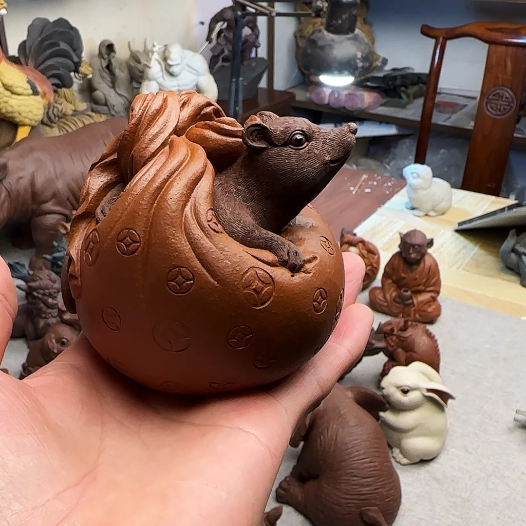 茶宠紫砂宜兴紫砂茶宠