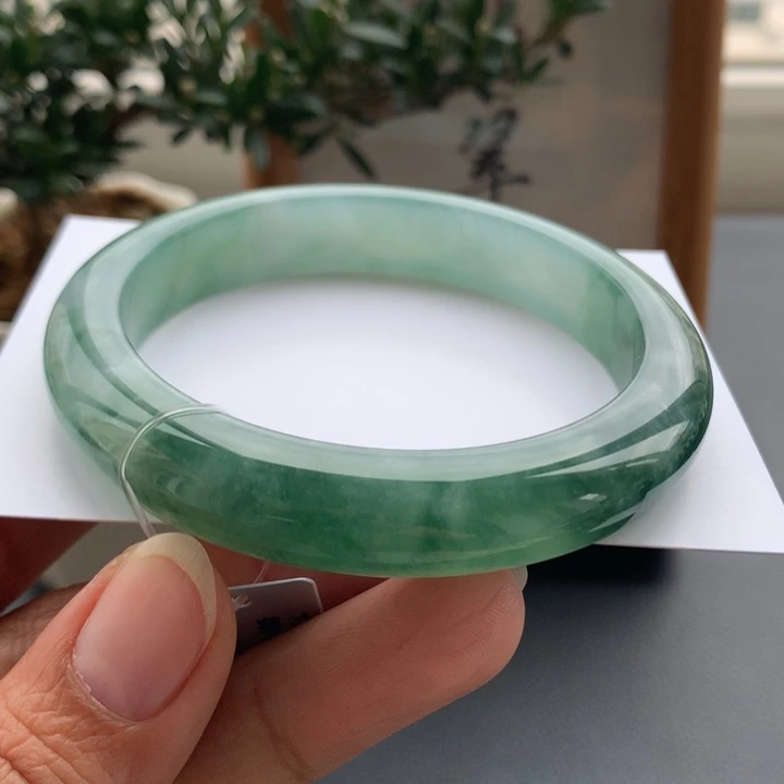 翡翠未镶嵌手镯翡翠手镯59+