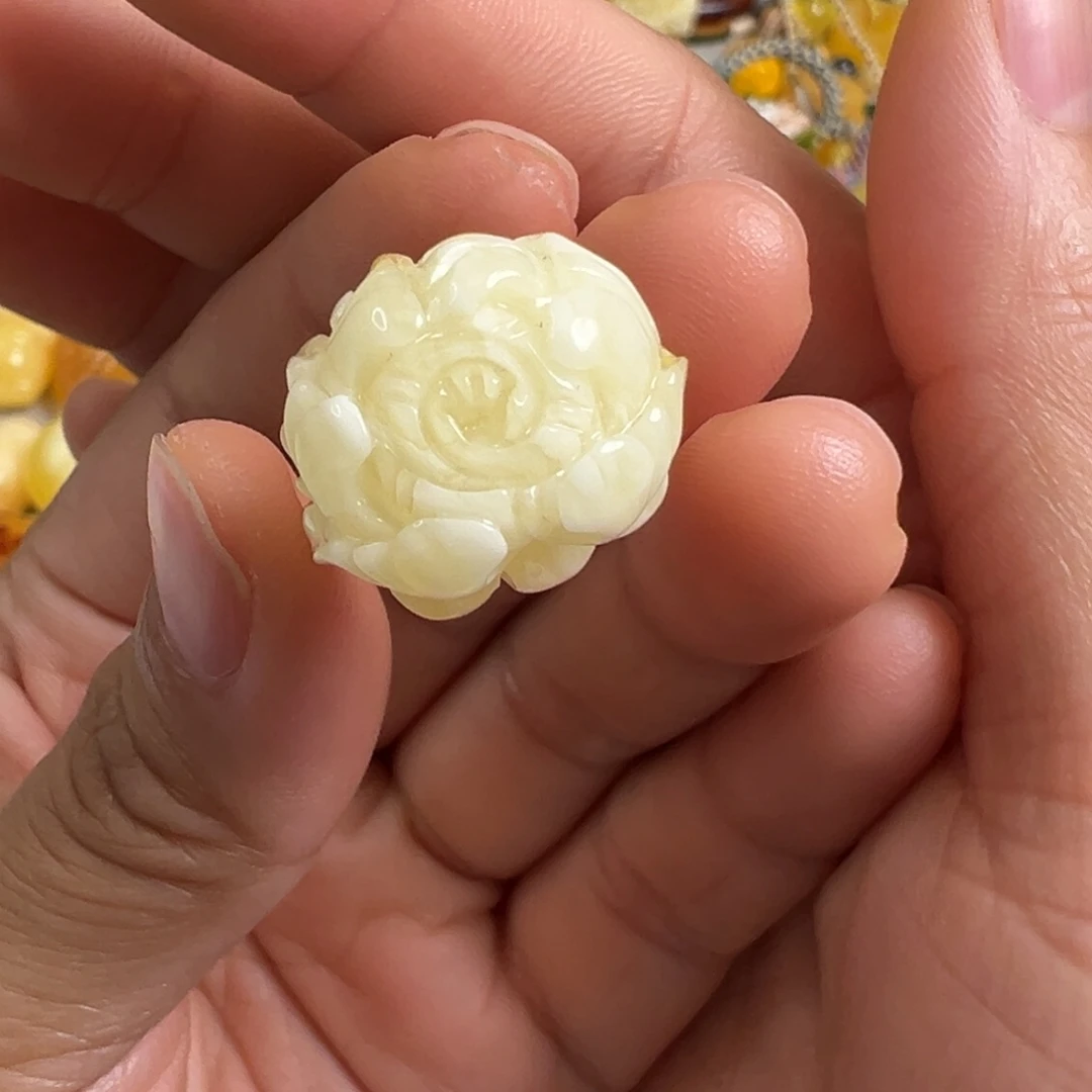 蜜蜡银S925镀金镶嵌裸石蜜蜡