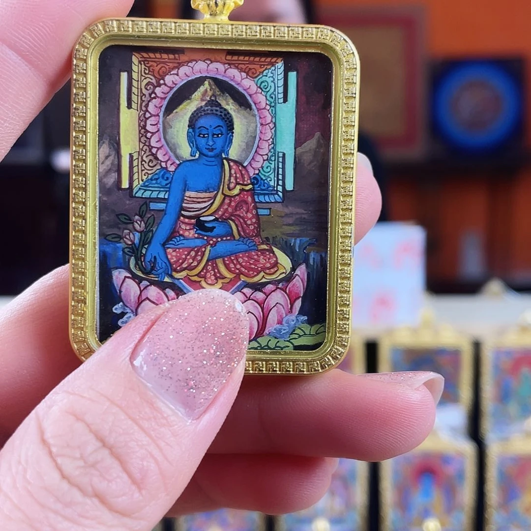 吊坠纽瓦力纯手绘药师