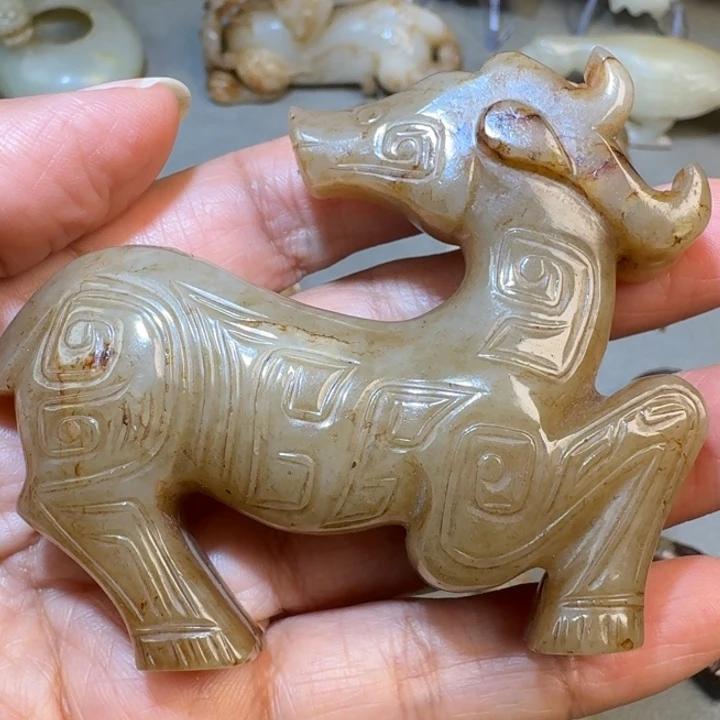 和田玉（糖玉）未镶嵌挂件