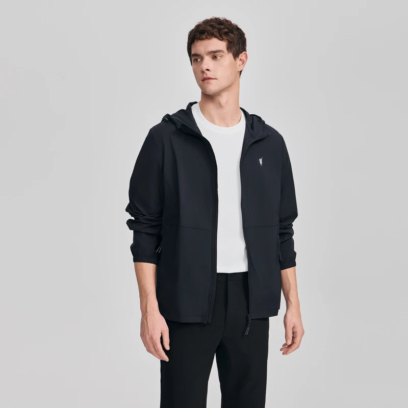 POLOWALK男装2025夏季新品男式休闲百搭简约款防风衣AB1W52B20302