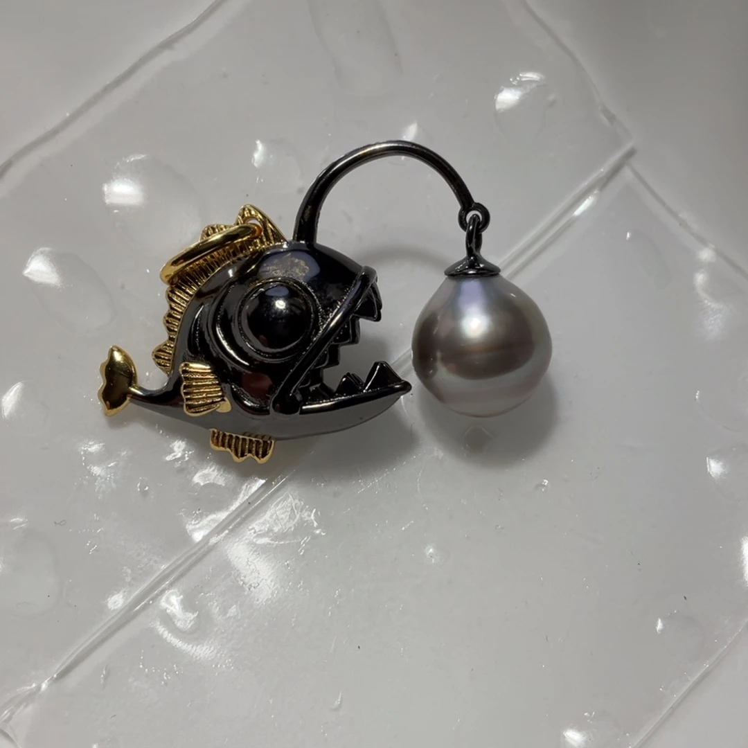 银S925镶嵌颈饰海水珍珠