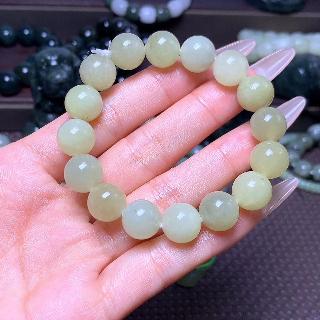 未镶嵌手串和田玉卡12