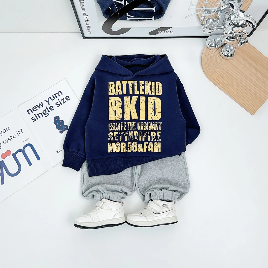 儿童卫衣连帽2025新款春装男童春秋上衣潮 HZ25329 悠悠童话童装