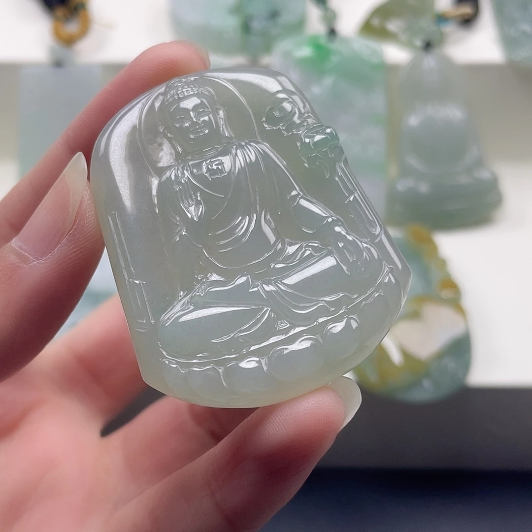 拼***狼翡翠未镶嵌颈饰天然翡翠1111111