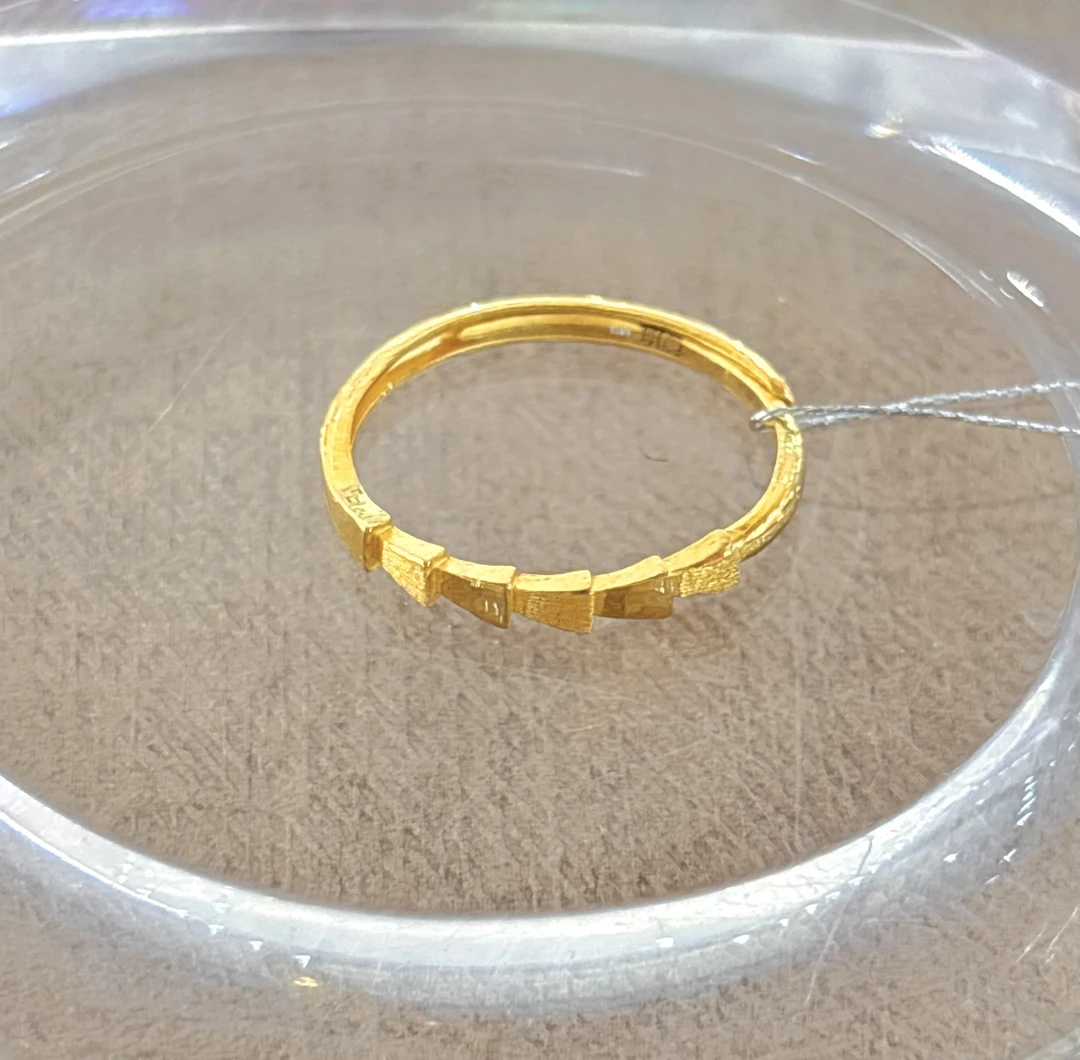 1N足金简约时尚戒指2.08g