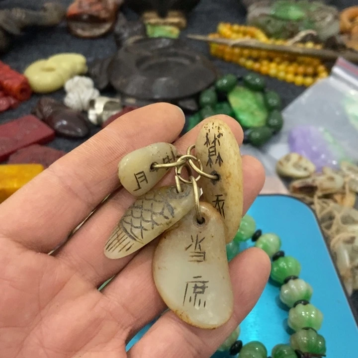 吊坠白玉菩提摆件