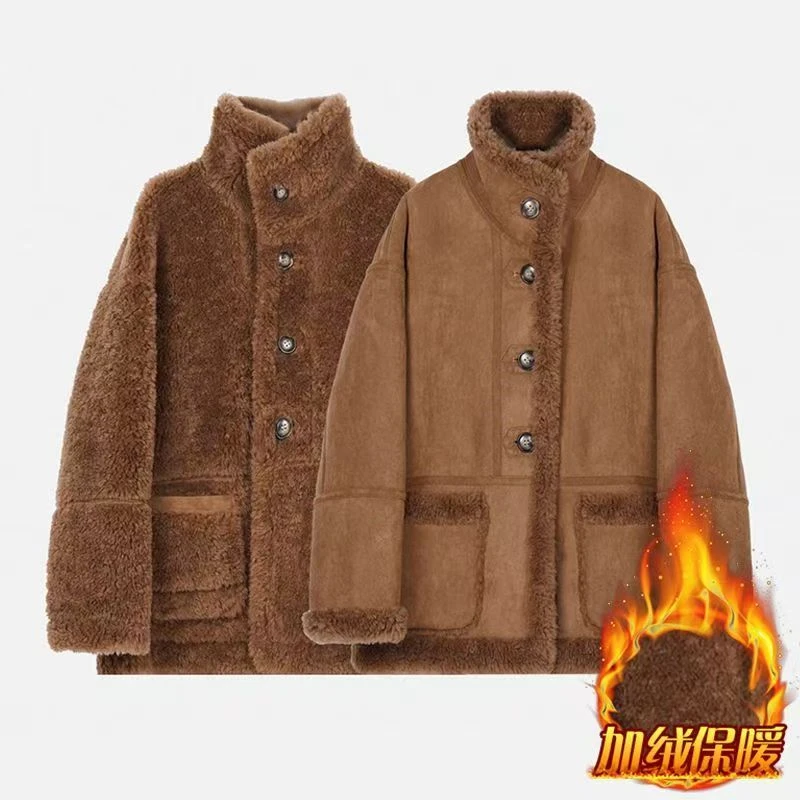 【江长卿】两面穿时尚外套女冬