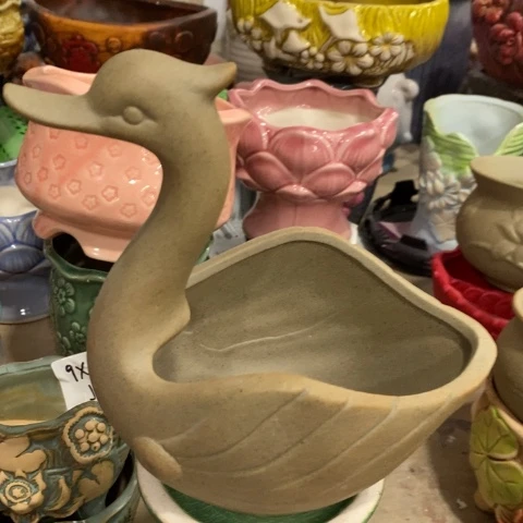 陶瓷天鹅抬头3133113