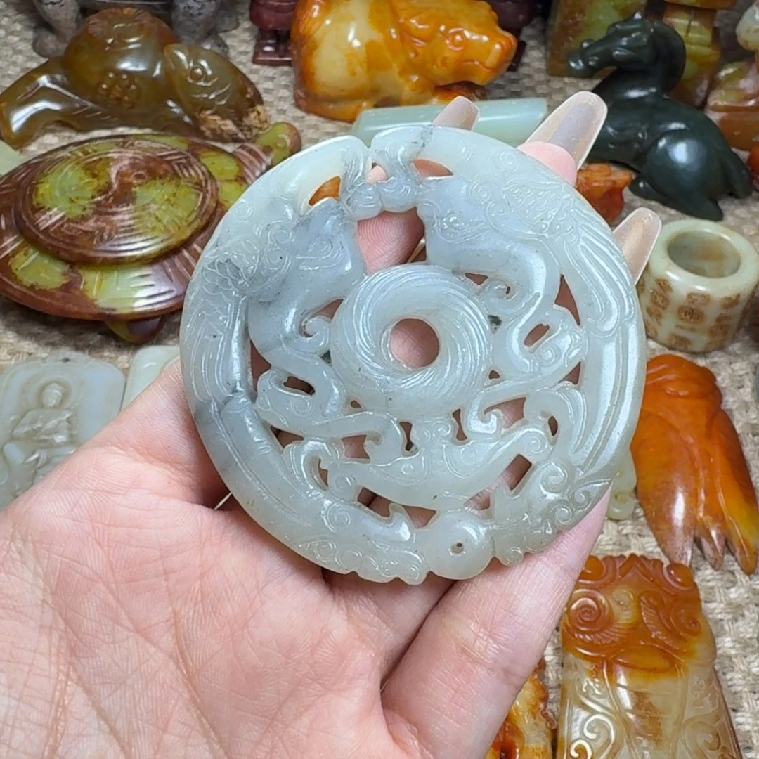 吊坠白玉菩提挂件